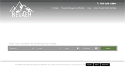 Desktop Screenshot of nevaehcabinrentals.com